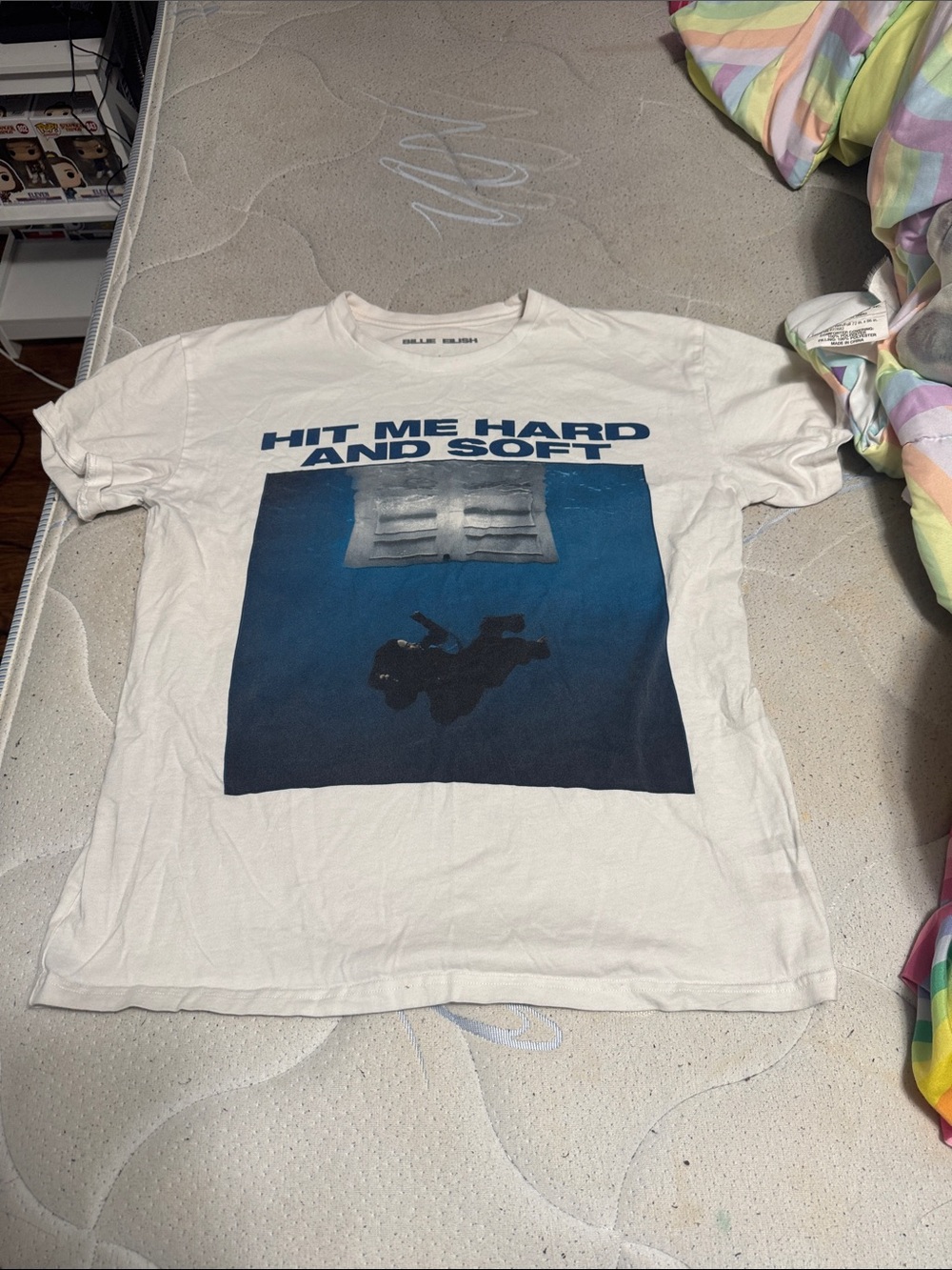 Hit Me Hard And Soft Graphic Tee - White